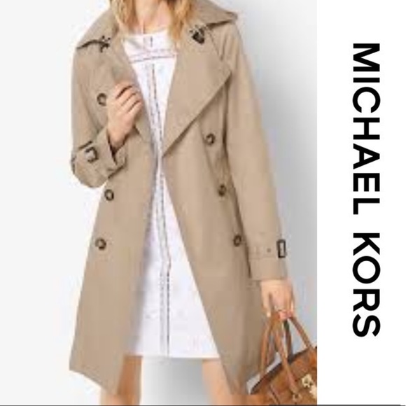 Michael Kors Jackets & Blazers - Michael Kors Trench Coat Jacket size Large